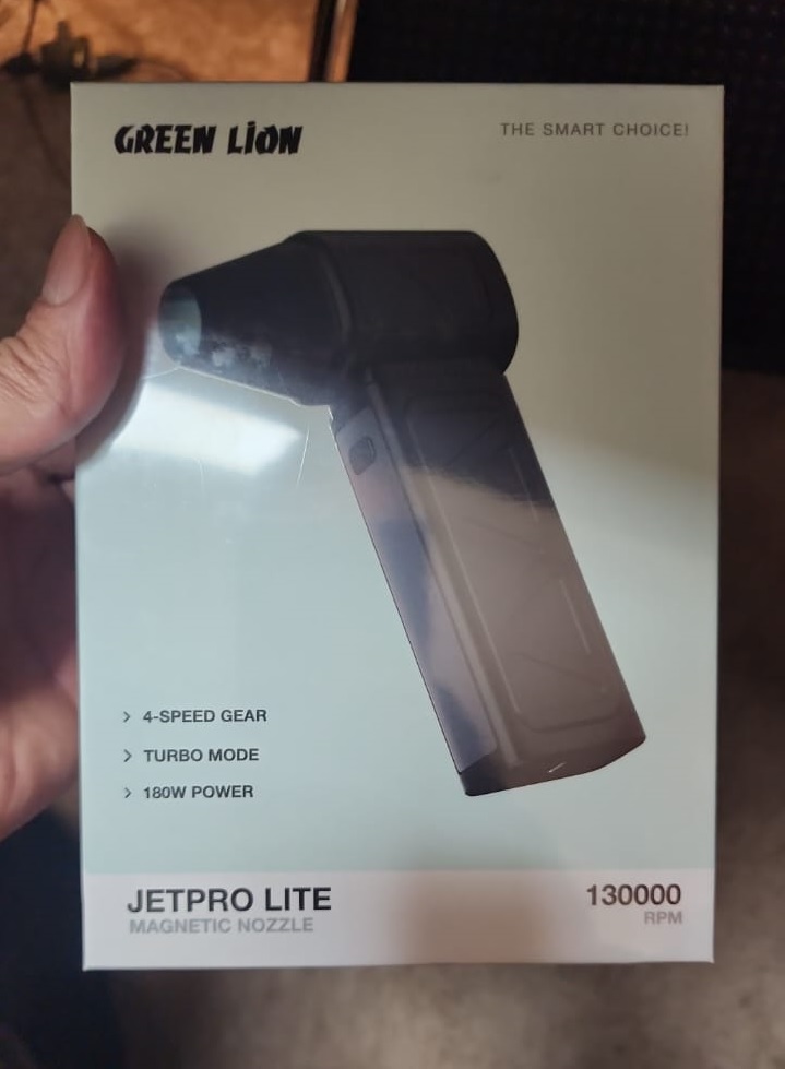 جت فن شارژی گرین لاین Green Lion JetPro Lite GNJPLT180W دمندگی 130000 دور در دقیقه