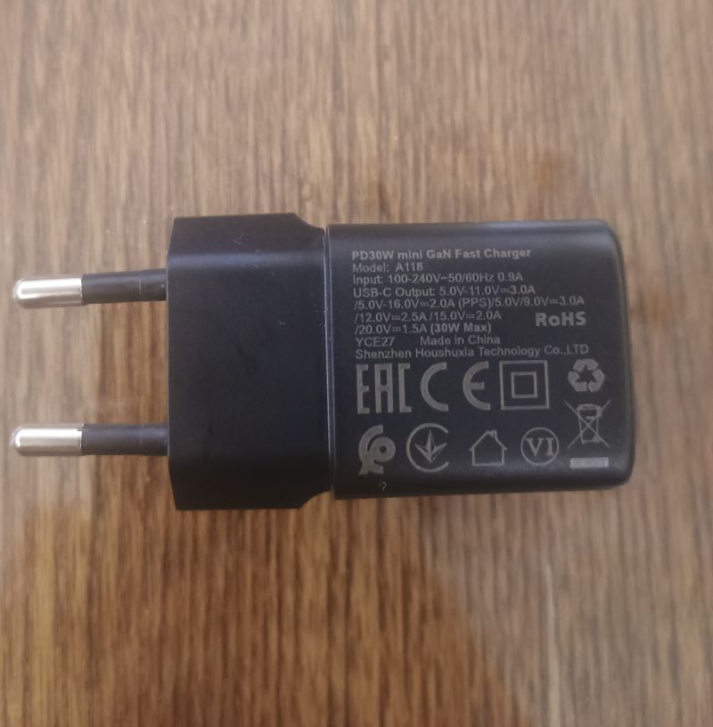 شارژر دیواری ایس فست ACEFAST A118 PD30W GaN Fast Charger توان 30 وات