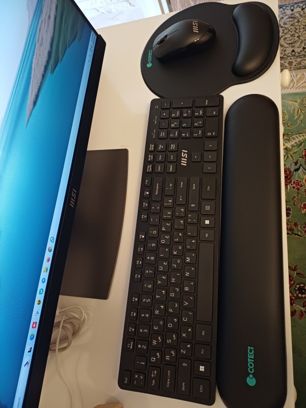 پد موس و زیرمچی کیبورد طبی کوتتسی Coteetci 85004 Mouse Keyboard Wrist Rest Set