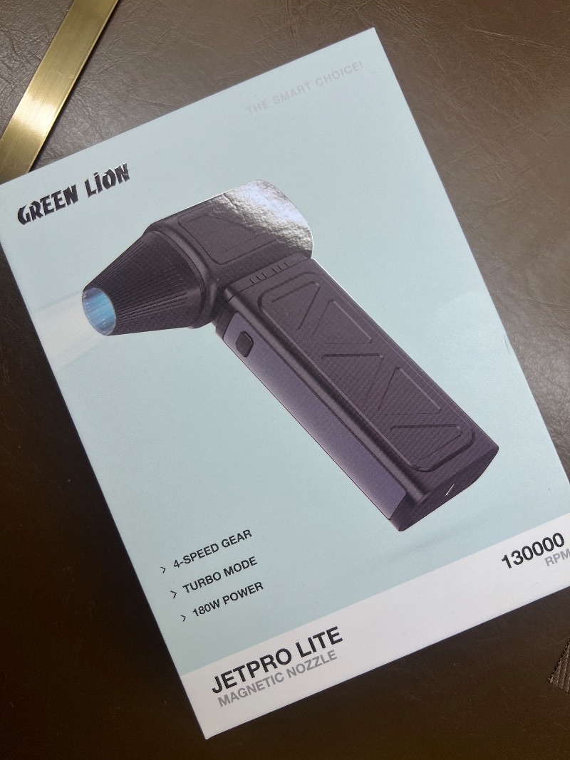 جت فن شارژی گرین لاین Green Lion JetPro Lite GNJPLT180W دمندگی 130000 دور در دقیقه