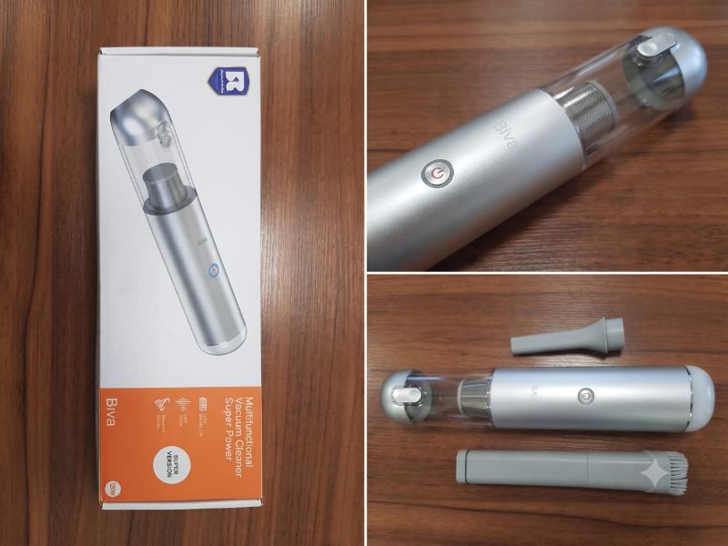جارو شارژی ماشین بیوا Biva BVC-02S توان 120 وات