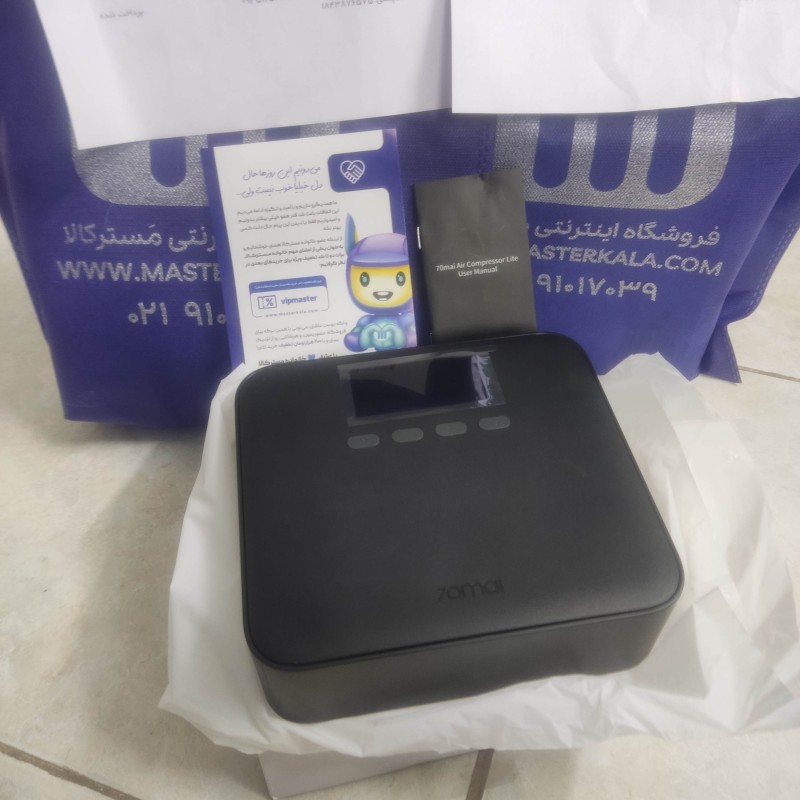 کمپرسور باد شیائومی Xiaomi 70Mai Midrive TP03 Air Compressor Lite دارای نمایشگر LED