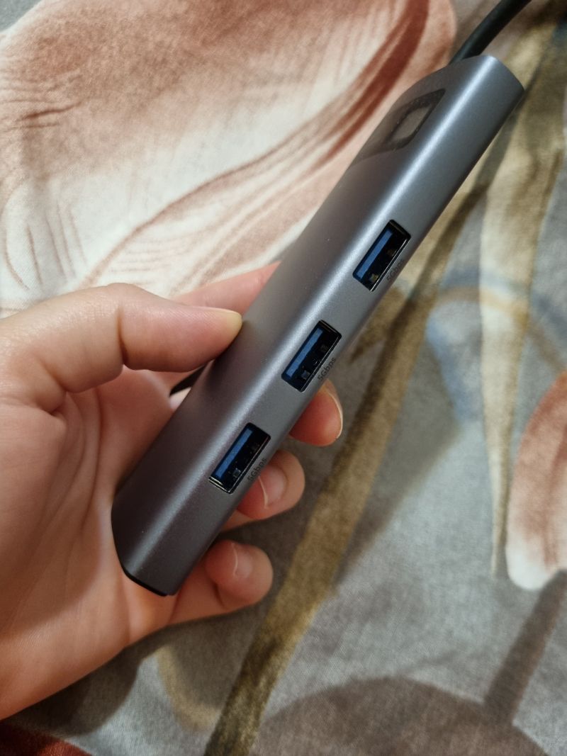 هاب 7 پورت بیسوس Baseus Metal Gleam B00030708811 توان 100 وات