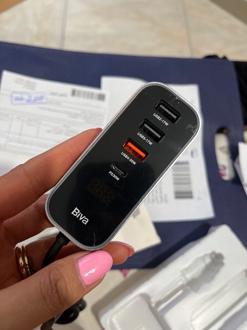 شارژر فندکی بیوا Biva CC-014 توان 107 وات