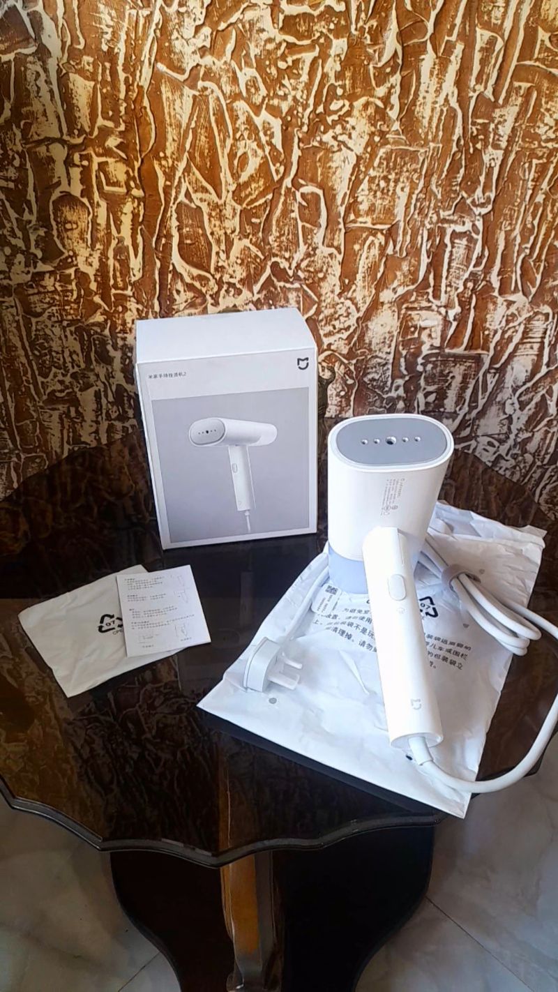 اتو بخار دستی تاشو شیائومی Xiaomi Mijia Handheld Garment Steamer 2 MJGTJ02LF توان 1300 وات