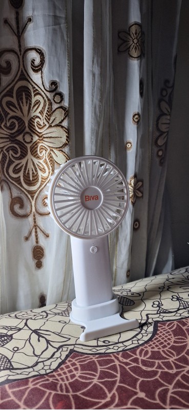 پنکه رومیزی شارژی بیوا Biva FA-01 Phone Stand Handheld Mini Fan