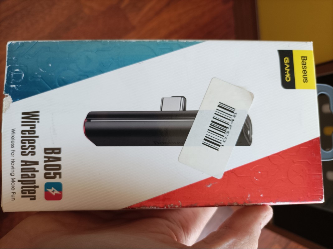 دانگل بلوتوث PS5 و نینتندو Baseus BA05 Wireless Adapter Type C NGBA05-01 همراه با تبدیل USB و استند