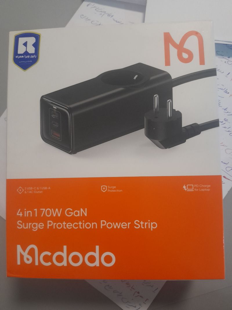 چند راهی برق و شارژر مک دودو Mcdodo CH-4620 دارای 4 پورت