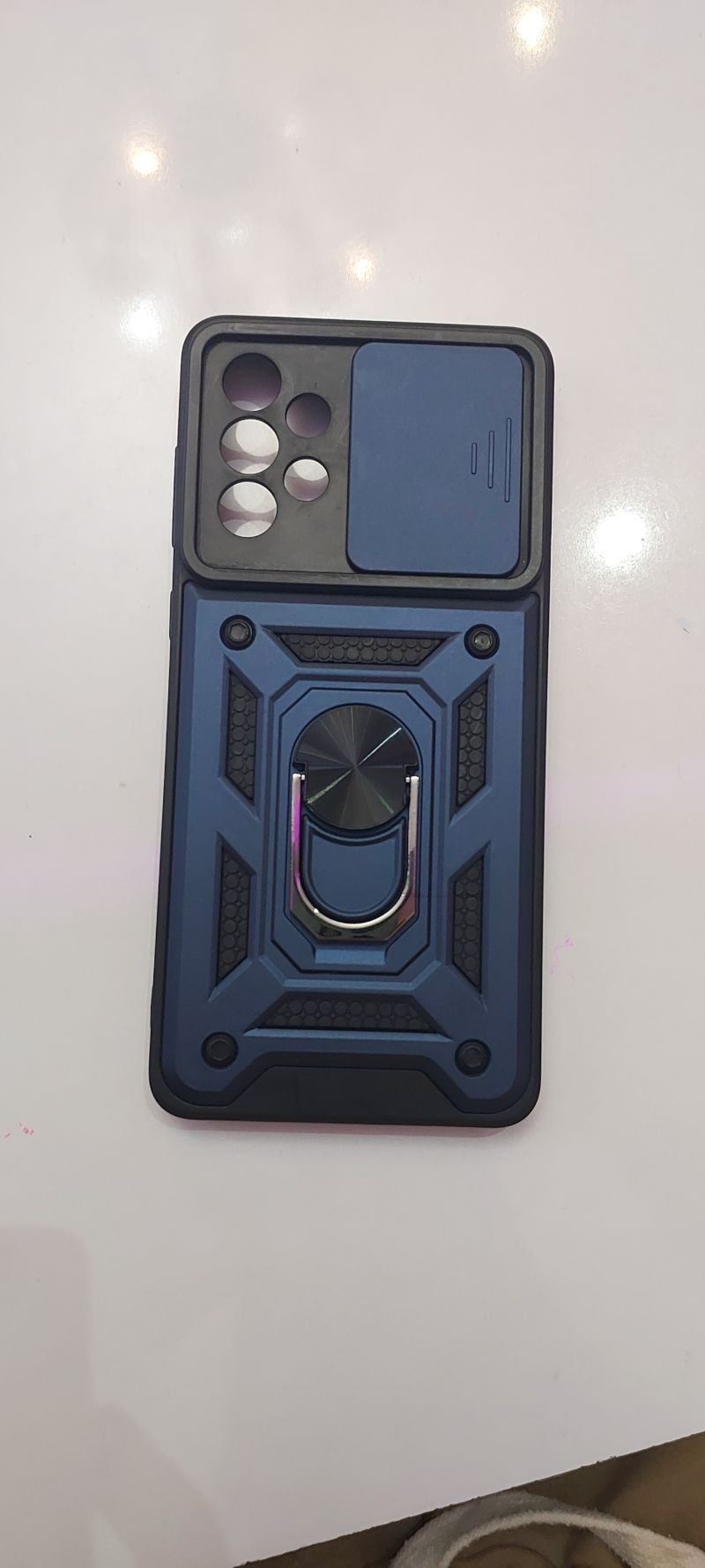 گارد محافظ ضد ضربه انگشتی Samsung Galaxy A73 5G SHUNIJA Case دارای محافظ دوربین