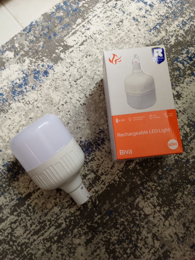 لامپ آویزدار شارژی بیوا Biva LED-02 60W Rechargable LED Light