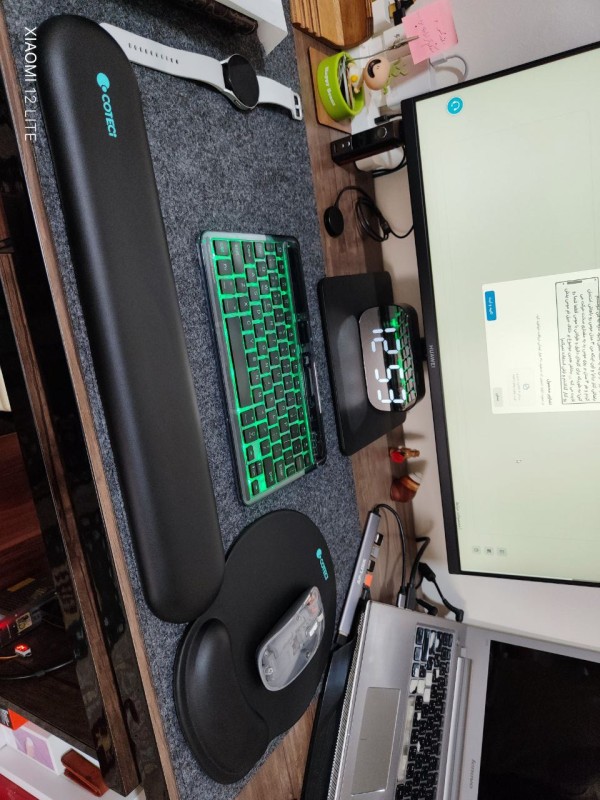 پد موس و زیرمچی کیبورد طبی کوتتسی Coteetci 85004 Mouse Keyboard Wrist Rest Set