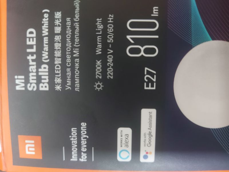 لامپ هوشمند شیائومی Xiaomi Mi Smart LED Bulb Warm White XMBGDP01YLK
