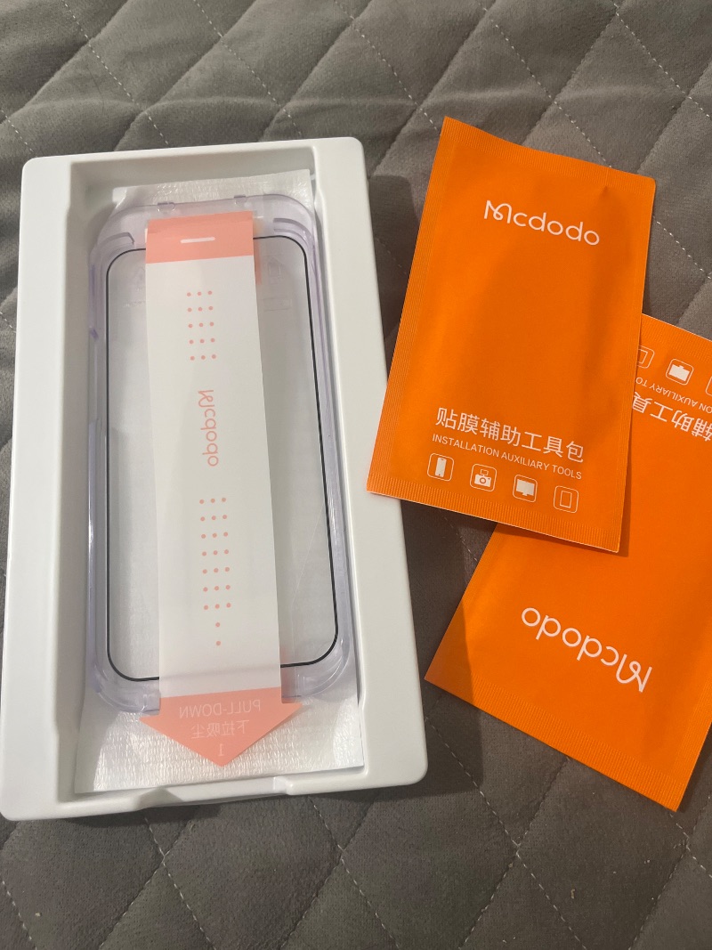 گلس تمام صفحه تمام چسب مک دودو Apple iPhone 13 / 13 Pro / 14 Mcdodo PF-4302 Tempared Glass
