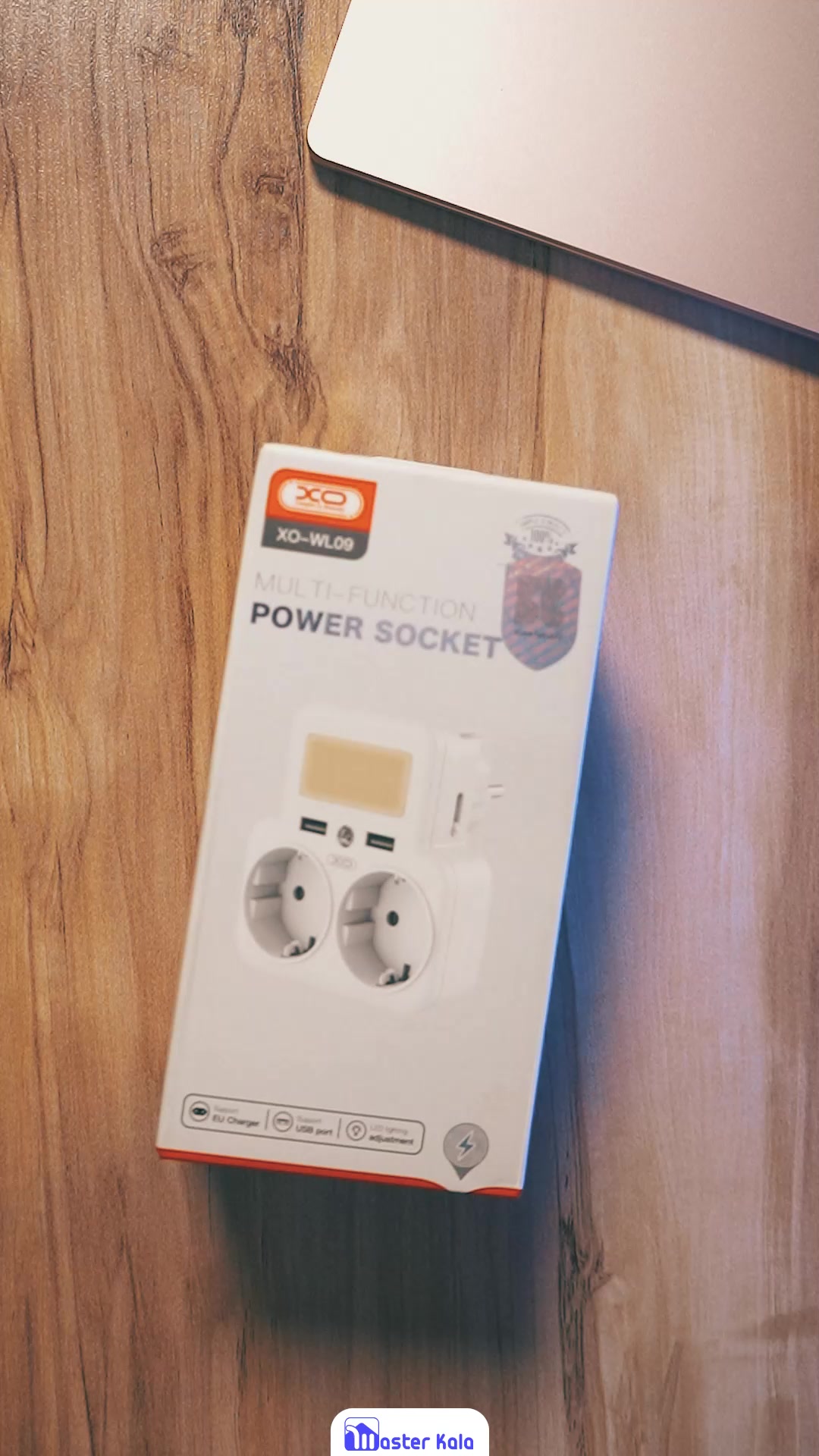 چندراهی برق و شارژر ایکس او XO WL09 دارای 2 پورت USB
